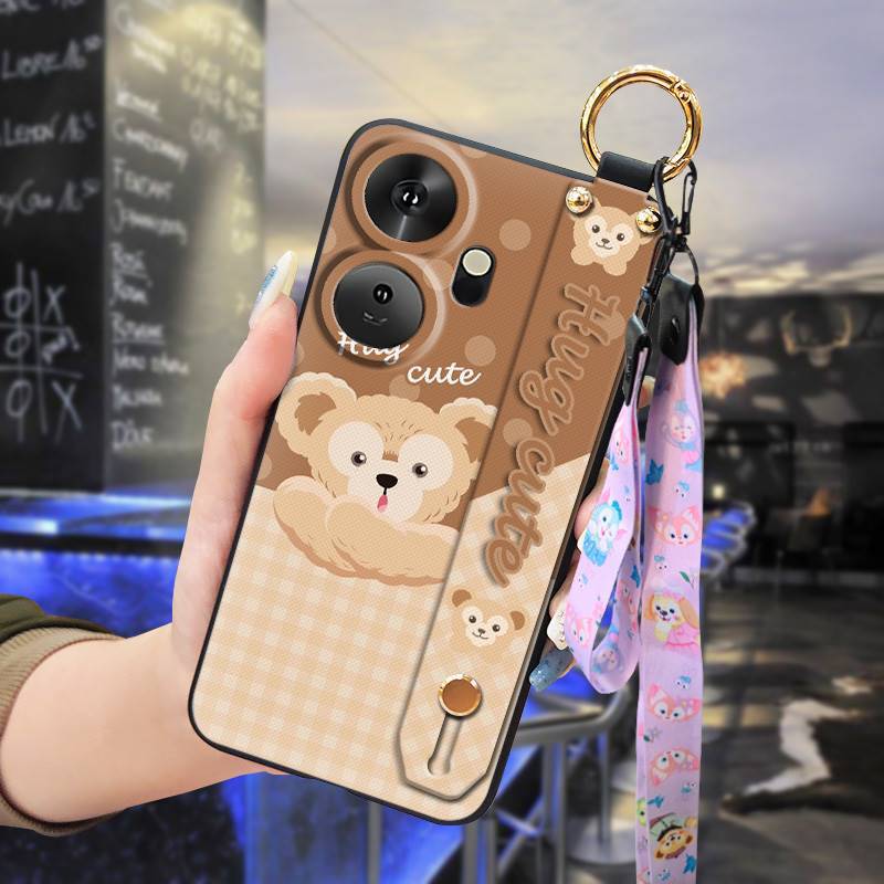 Cover Case for Itel P55+ (Plus) 6.6'' Phone Case with Adjustable Strap Neck Lanyard Fashion Cover