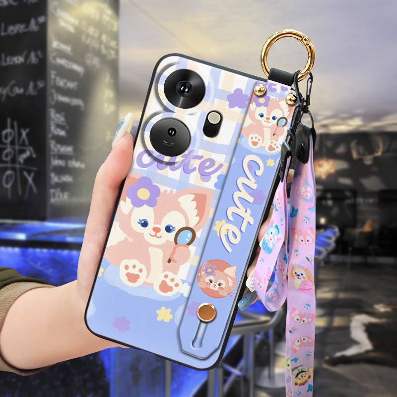 Cover Case for Itel P55+ (Plus) 6.6'' Phone Case with Adjustable Strap Neck Lanyard Fashion Cover