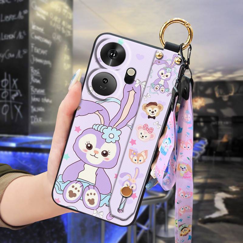 Cover Case for Itel P55+ (Plus) 6.6'' Phone Case with Adjustable Strap Neck Lanyard Fashion Cover