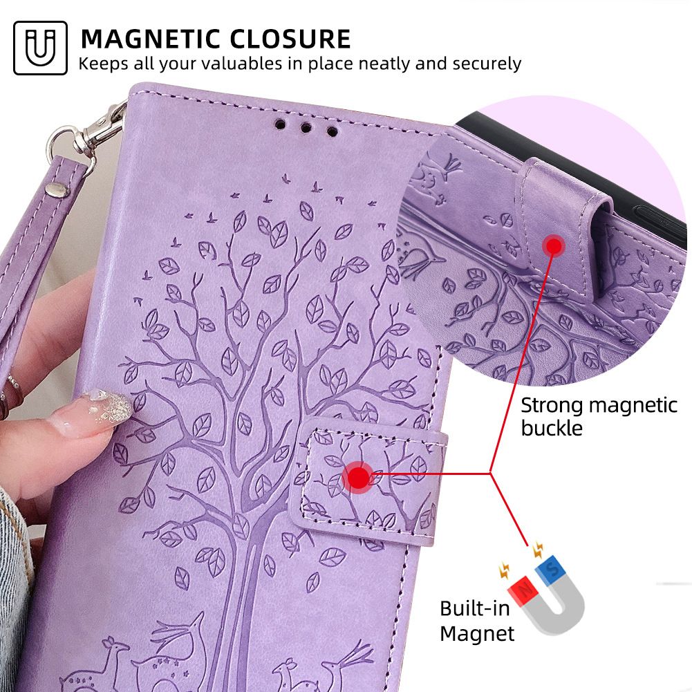 Wallet Leather Cover For Huawei Pura 70 Pro/ Pura 70 Pro+ , Magnetic Closure with Hand Strap