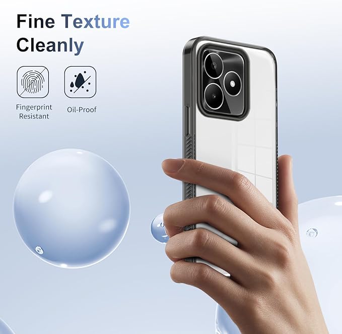 Phone Case For OPPO Realme Note 50/ Realme C53/ Realme C51/Realme Narzo N53, Hard Acrylic PC, Ultra Thin Protective Back Cover, Anti-Scratch Shock Absorbing Cover