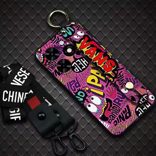 Phone Case for [ Tecno Spark 20C / Spark GO 2024/ Tecno Pop8 ] Cute Fashion Silicona Shockproof Cover with Pop Socket Stand