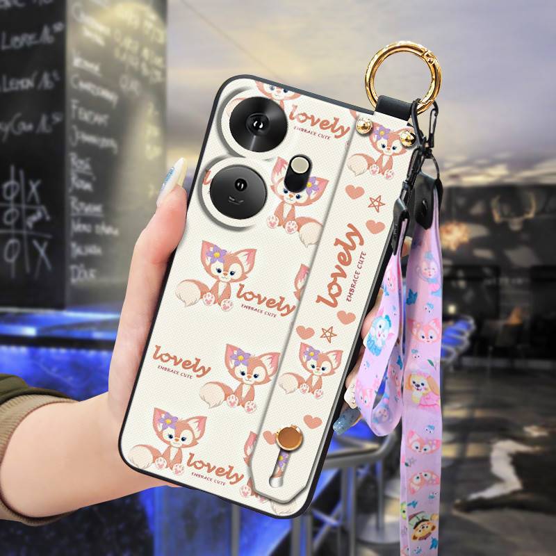 3D Cool Fashion Trendy Wristband Phone Case For itel P55+/P55 Plus Hand Strap Soft Holder Cover & Lanyard
