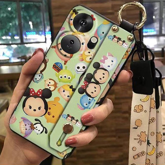 3D Cool Fashion Trendy Wristband Phone Case For itel P55+/P55 Plus Hand Strap Soft Holder Cover & Lanyard