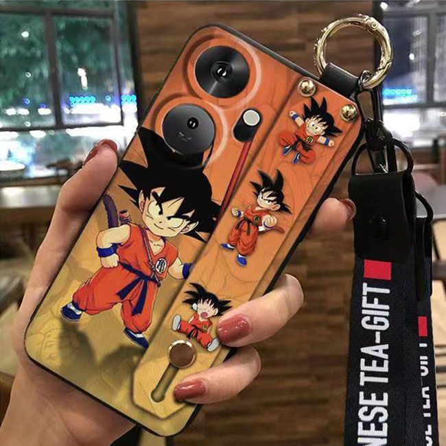 3D Cool Fashion Trendy Wristband Phone Case For itel P55+/P55 Plus Hand Strap Soft Holder Cover & Lanyard