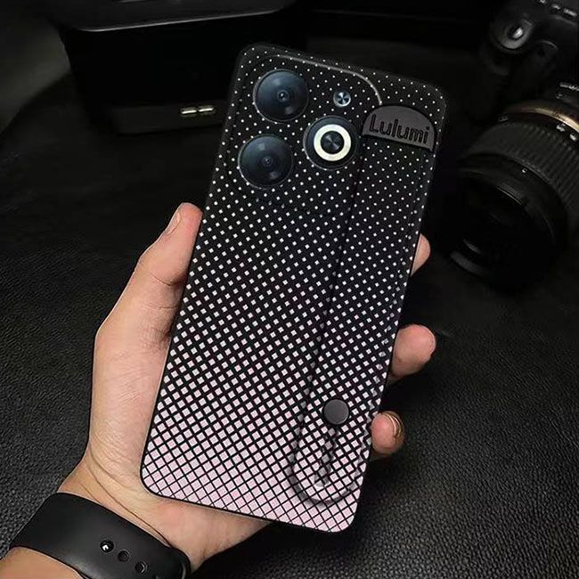 3D Cool Fashion Trendy Wristband Phone Case For itel P55 -4G Hand Strap Soft Holder Cover