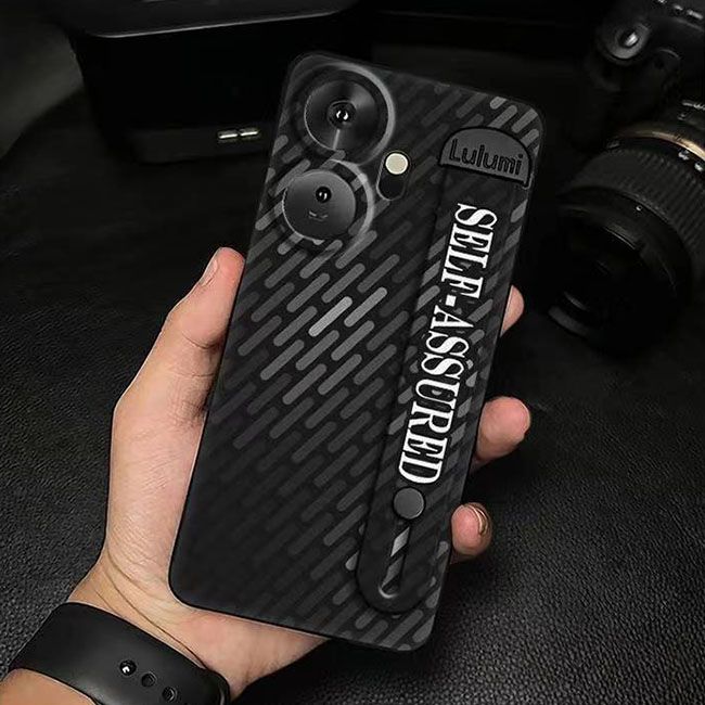 3D Cool Fashion Trendy Wristband Phone Case For itel P55+/P55 Plus Hand Strap Soft Holder Cover