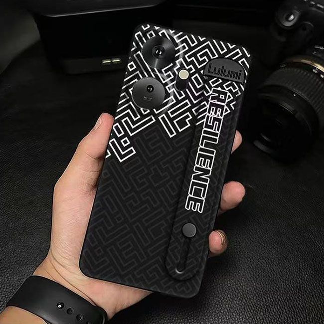 3D Cool Fashion Trendy Wristband Phone Case For itel P55+/P55 Plus Hand Strap Soft Holder Cover