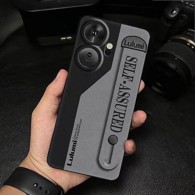 3D Cool Fashion Trendy Wristband Phone Case For itel P55+/P55 Plus Hand Strap Soft Holder Cover