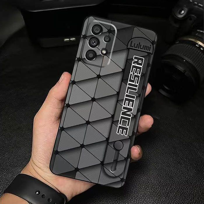 3D Cool Fashion Trendy Wristband Phone Case For Samsung Galaxy A73 A53 A33 A23 A13 A72 A52 A32 Hand Strap Soft Holder Cover