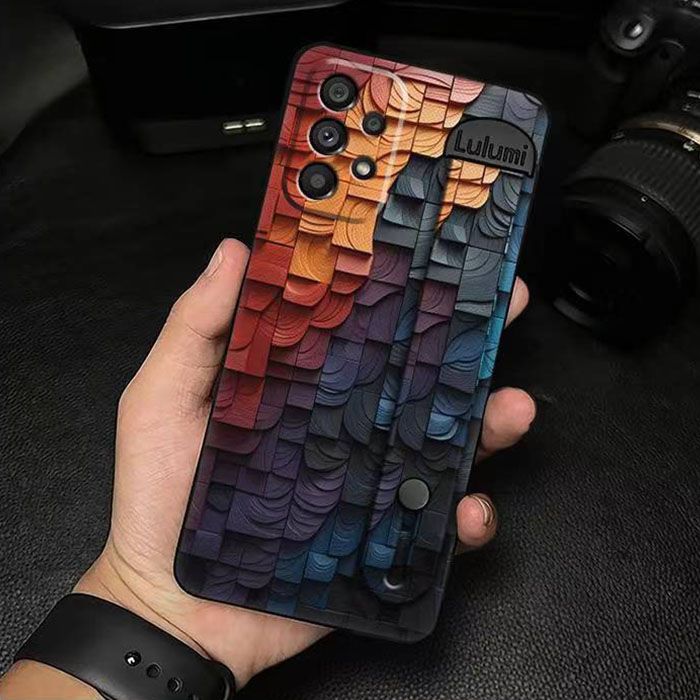 3D Cool Fashion Trendy Wristband Phone Case For Samsung Galaxy A73 A53 A33 A23 A13 A72 A52 A32 Hand Strap Soft Holder Cover
