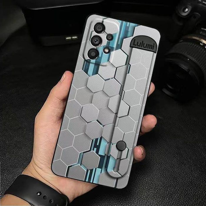 3D Cool Fashion Trendy Wristband Phone Case For Samsung Galaxy A73 A53 A33 A23 A13 A72 A52 A32 Hand Strap Soft Holder Cover