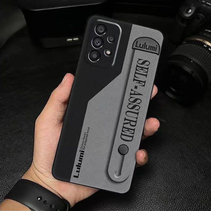 3D Cool Fashion Trendy Wristband Phone Case For Samsung Galaxy A73 A53 A33 A23 A13 A72 A52 A32 Hand Strap Soft Holder Cover