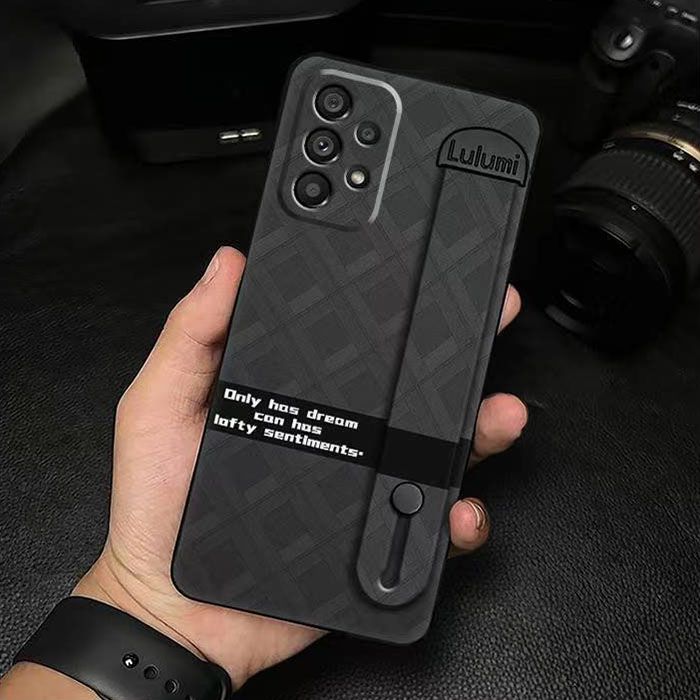 3D Cool Fashion Trendy Wristband Phone Case For Samsung Galaxy A73 A53 A33 A23 A13 A72 A52 A32 Hand Strap Soft Holder Cover
