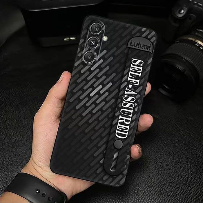 3D Cool Fashion Trendy Wristband Phone Case For Samsung Galaxy A55 A35 A25 A15 A05s A54 A34 A24 A14 A04s Hand Strap Soft Holder Cover