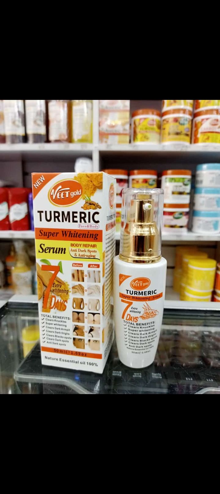 Veet gold turmeric serum