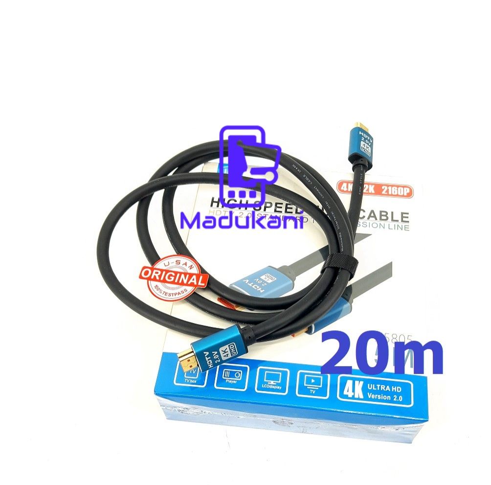 20m High Speed 4K HDMI to HDMI Cable