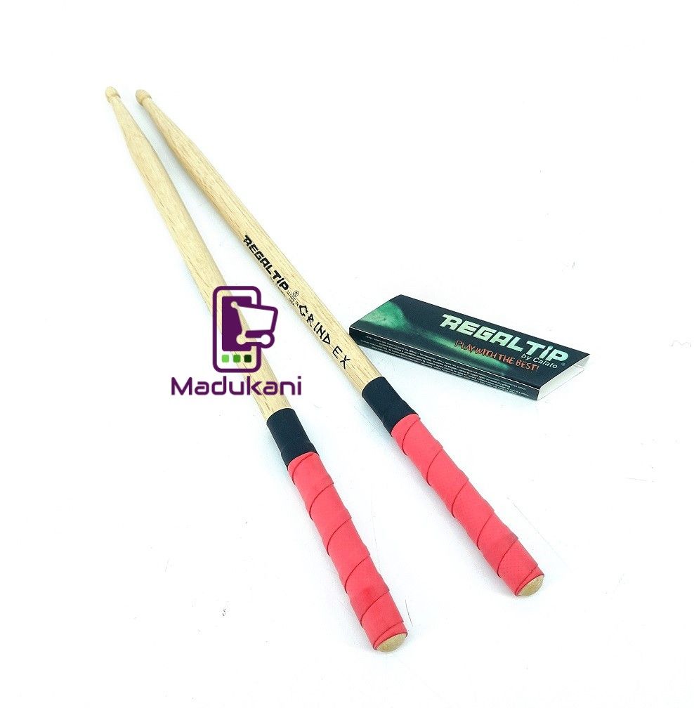 Regal Tip Grind Ex Padded Grip Nylon Tip Drum Sticks