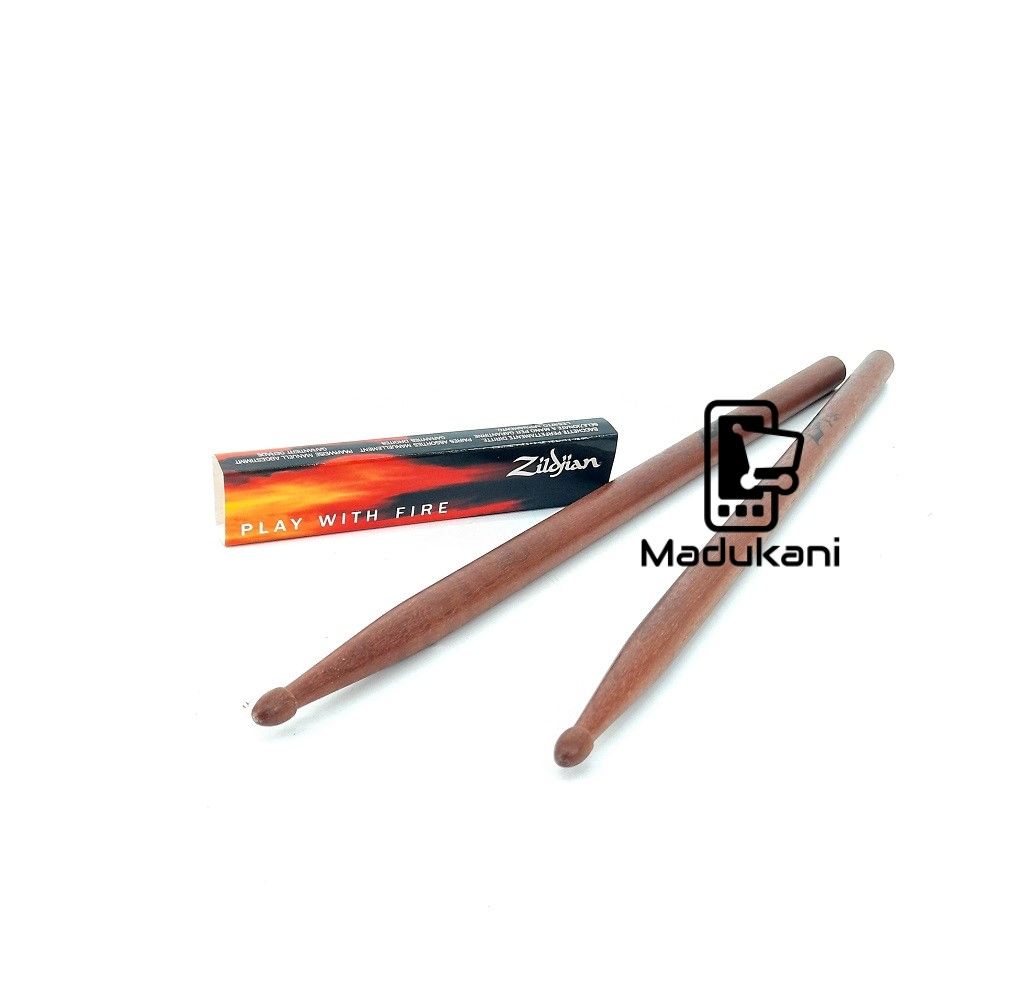 Zildjian 5A Select Hickory USA Drumsticks, Rosewood Color