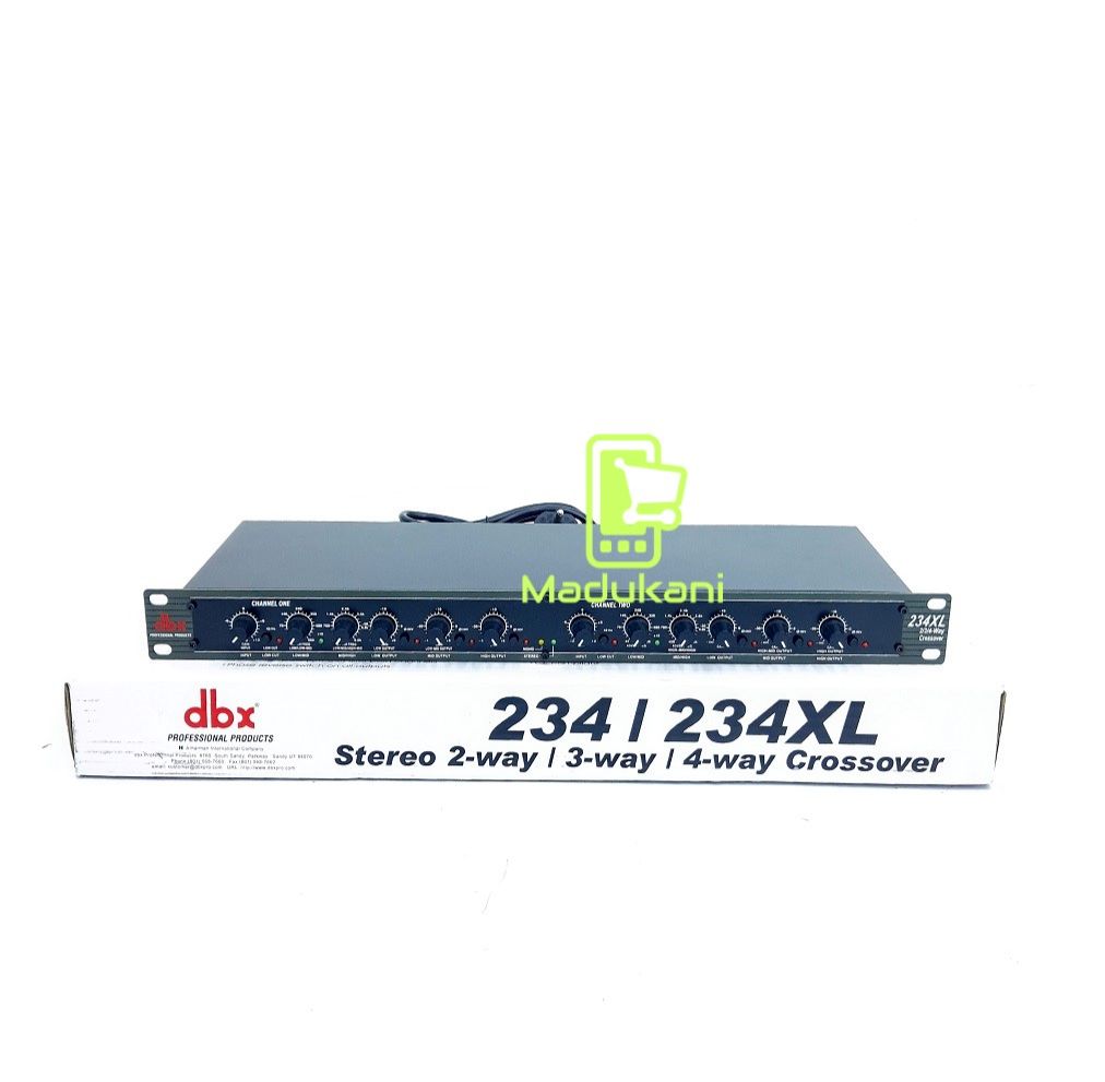 DBX 234 234XL Stereo 2 Way 3 Way 4 Way Crossover