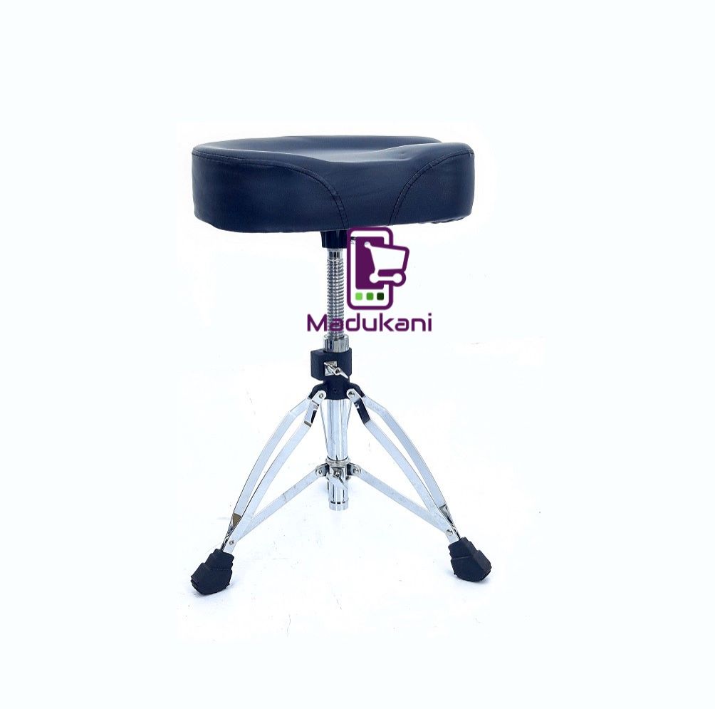 Saddle Style Adjustable Swiveling Drum Throne Seat
