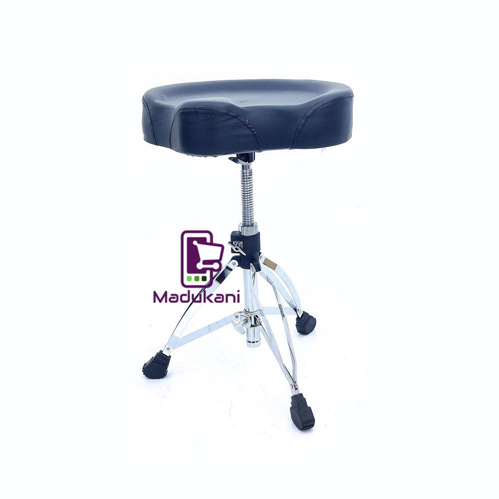Saddle Style Adjustable Swiveling Drum Throne Seat