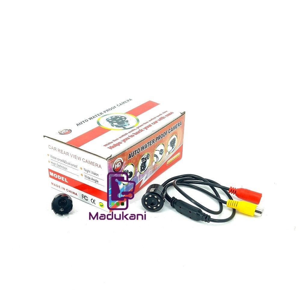 Circular 8 LED HD Wide Angle Reverse Camera with Hole Saw for Flush Installation