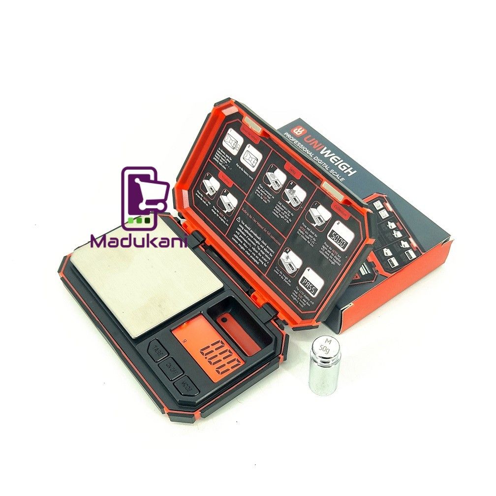 200g x 0.01g Professional High Accuracy Pocket Digital Scale with 50g Weight