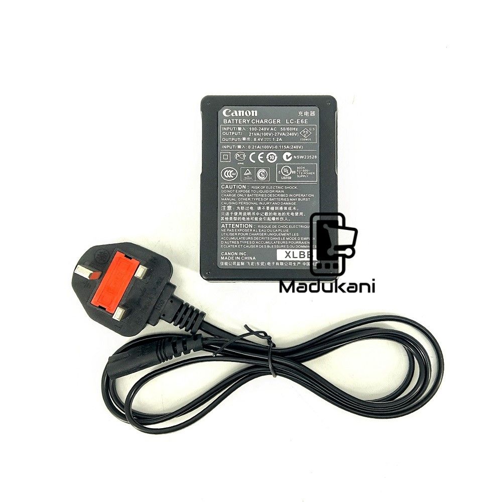 Canon LC E6E Quick Battery Charger for Canon LC-E6 LP-E6 LC-E6E Batteries