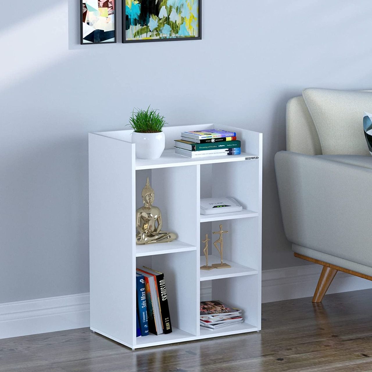Classy wema bookshelf/cube/decor stand shelf 

Dimensions 60×25×70mm