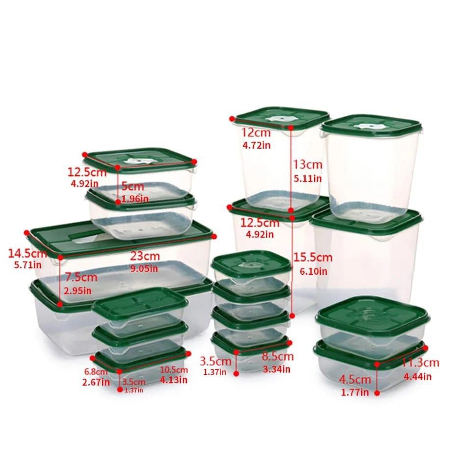 OFFER 17pcs kitchen storage containers