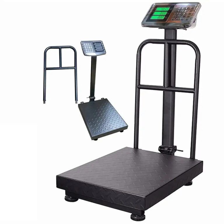 300KG Digital Weighing Scale Flatbed Large Base with Guard