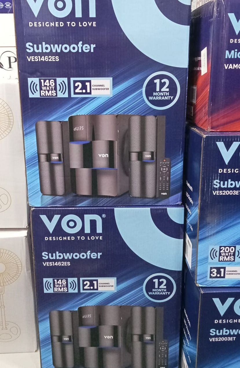 VON HA14630BT/VES1462ES 2.1 Subwoofer - 146W
