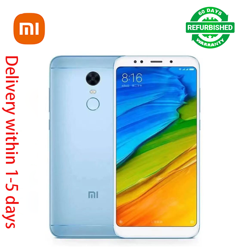 Refurbished Redmi 5 plus Smart phone 5.99 inches 4000mAh 32GB+3GB 12MP+5MP Snapdragon 625 octa-core processor