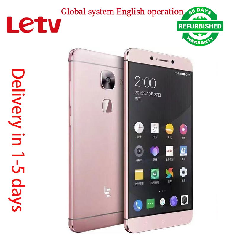 Refurbished Letv 2 Pro 4GB+32GB new look 5.5 inches 21MP+8MP fingerprint recognition dual SIM 3000mAh battery