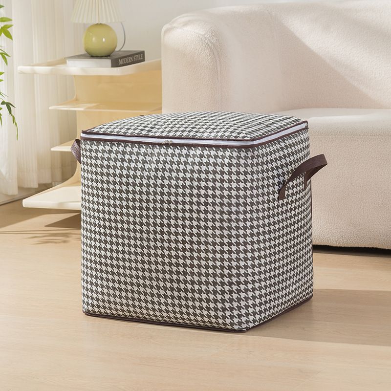 2PCS（1PC 100L/ 50*40*50cm+1PC 140L/55*45*55cm）Thick Big non-woven storage bag waterproof moisture-proof thickened duvet storage bag clothing sorting bag Travelling Bags