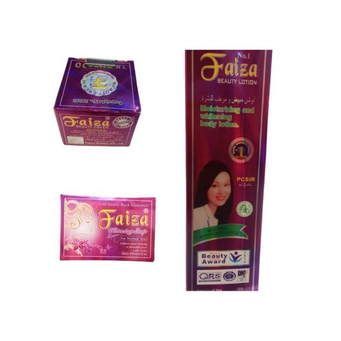 Faiza Ponia Brothers Faizaa Beauty Lotion, cream and soap