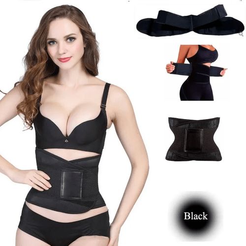 Waist Trainer Slimming Belt Slim Body Shaper Corset Trimmer Sport Gym Fat Burner Elastic Shapewear Women Ladies Tummy Belly Slim Belt Band Body