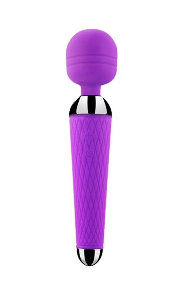 Vibrator Rechargeable Dildo Women Sex Toy G-Spot Dildo Vibrator - PURPLE