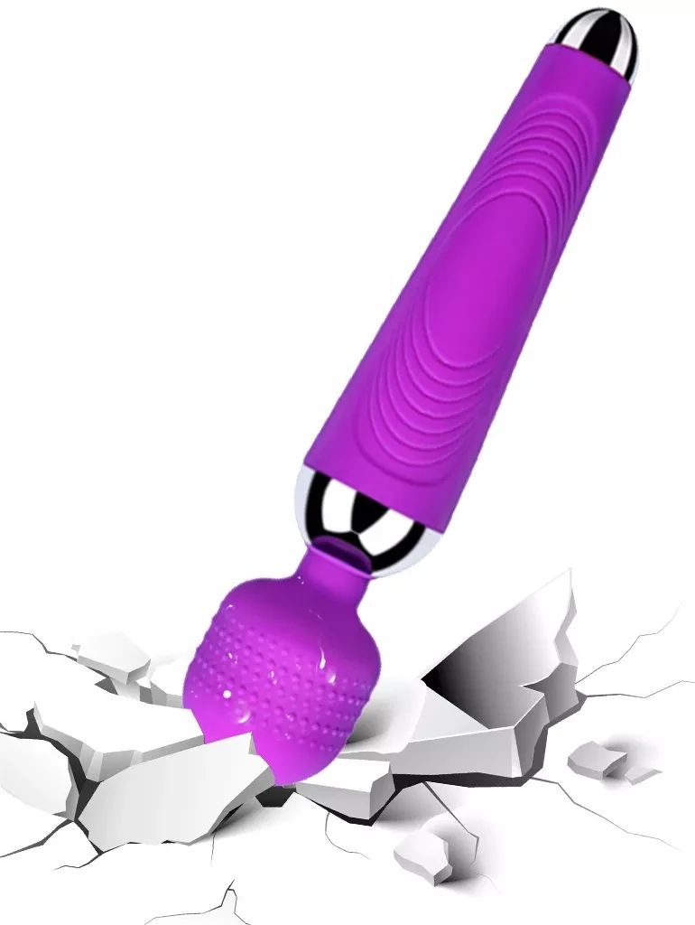 Vibrator Rechargeable Dildo Women Sex Toy G-Spot Dildo Vibrator - PURPLE - image 2