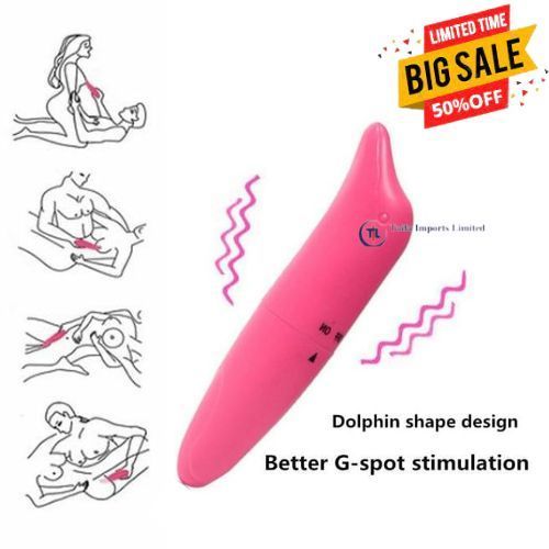 High Speed Dolphin Adult Vibrator Sexy Female Toy Pink - image 4