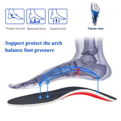 Orthotic Insole Arch Support Flatfoot Orthopedic Insoles Pressure 40-46