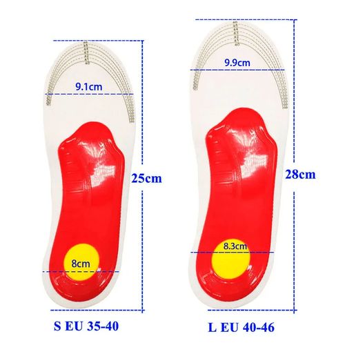 Orthotic Insole Arch Support Flatfoot Orthopedic Insoles Pressure 40-46