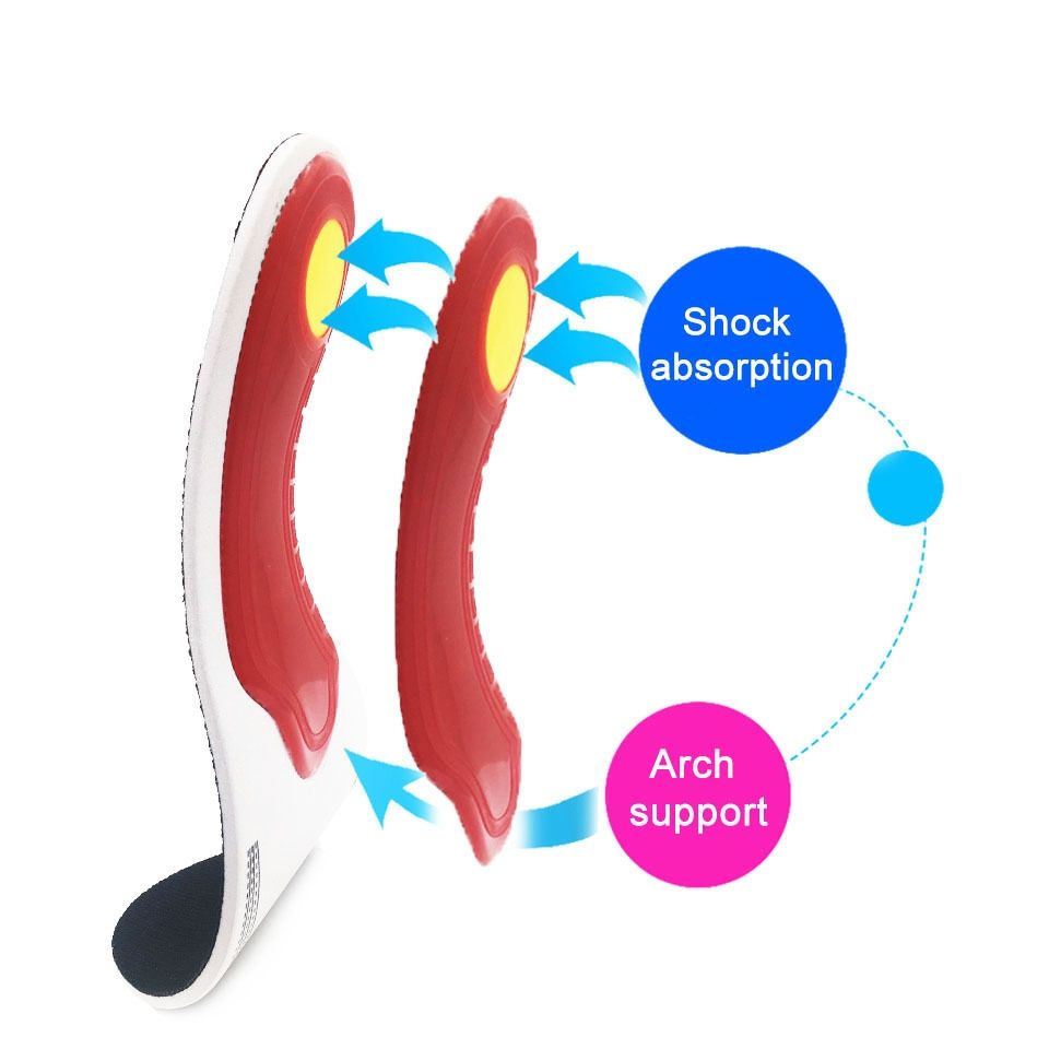 Orthotic Insole Arch Support Flatfoot Orthopedic Insoles Pressure 40-46