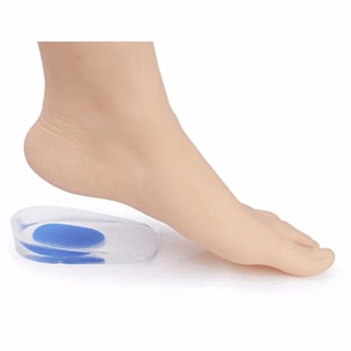 1 Pair Silicone Gel Heel Cups Pads Shoe Inserts Soft Anti-slip Foot Pain Relief Insoles Cushion Foot Care for Women and Men