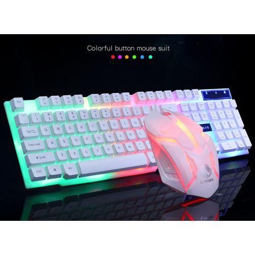 Gaming Keyboard Colorful LED Illuminated Backlit
