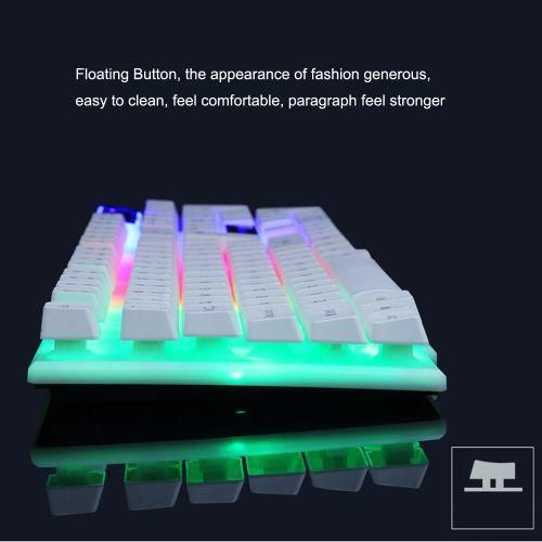 Gaming Keyboard Colorful LED Illuminated Backlit