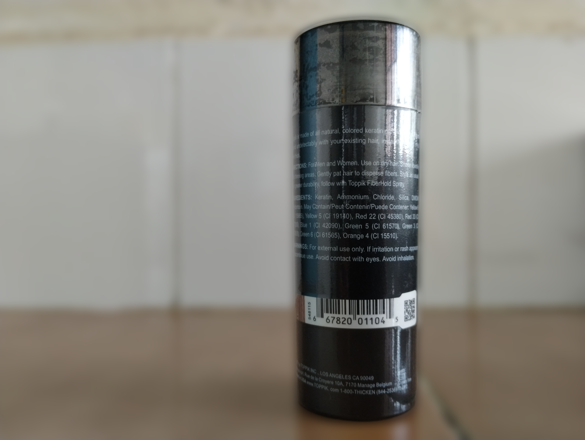 TOPPIK Hair Building & Thickening Fibers LIGHT BROWN 27.5g USA