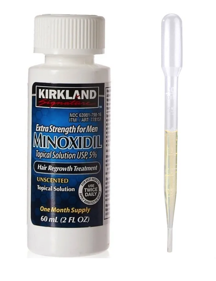 KIRKLAND Signature Minoxidil 5% SOLUTION Hair Loss/Growth 1 Month Supply