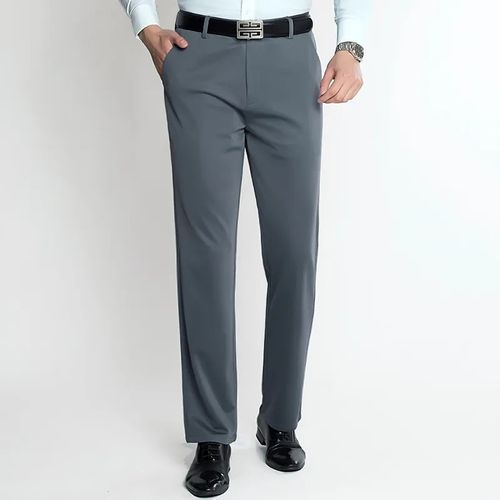Fashion Official Trouser Pant -Grey-Slim Fit Office Wear Men